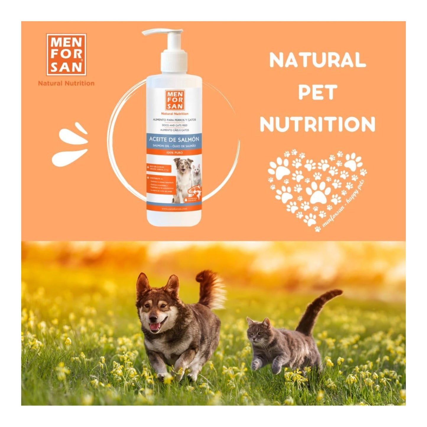 Aceite de Salmon 500ml. Menforsan