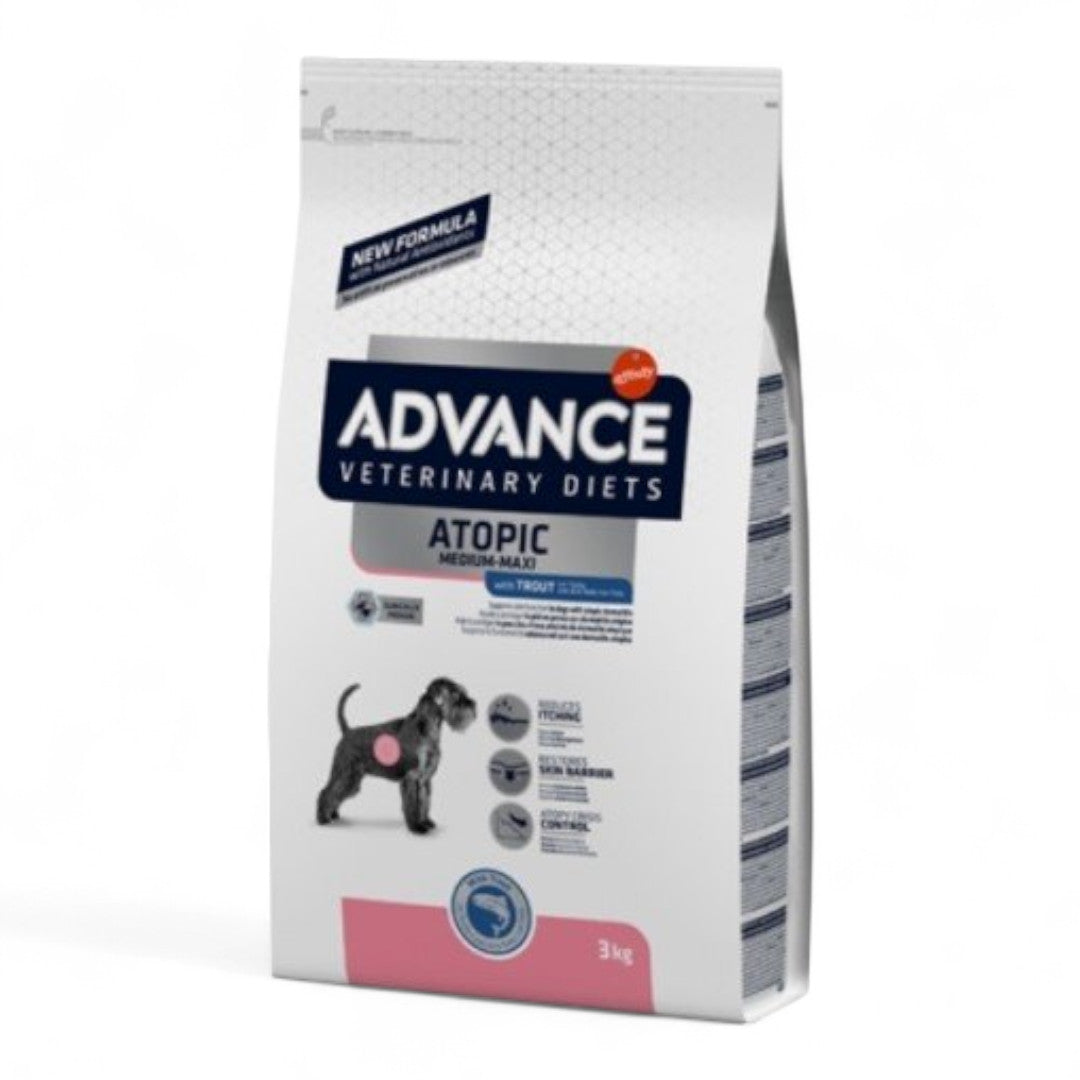 Advance Veterinary Diets Atopic Rabbit & Peas 3 kg y Atopic Trout 3 kg, 12 kg