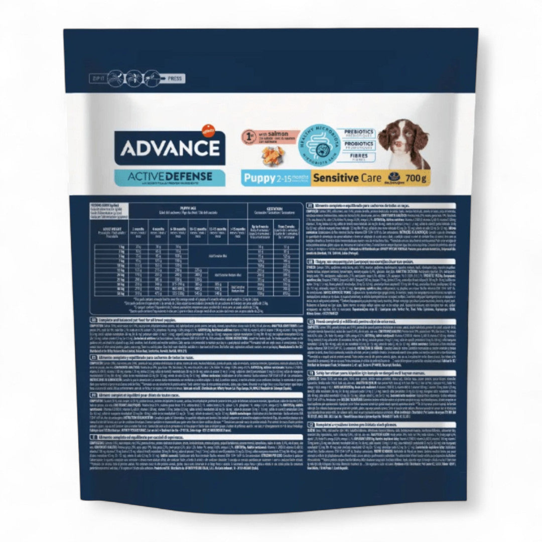 Advance Puppy Sensitive Salmon & Rice (700 g, 3 kg, 12 kg)