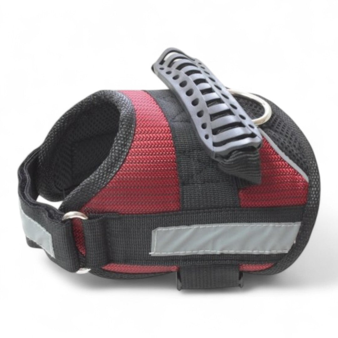 Arnés Sport Jacket de San Dimas Nylon (Mediano Gris, Mediano Rojo, Pequeño Rojo)