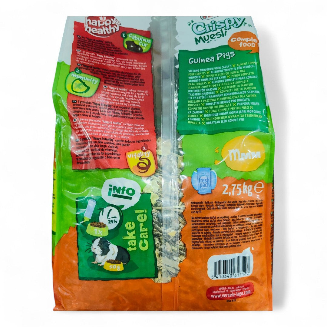 Cobaya Crispy Muesli Versele-Laga para Cobayas