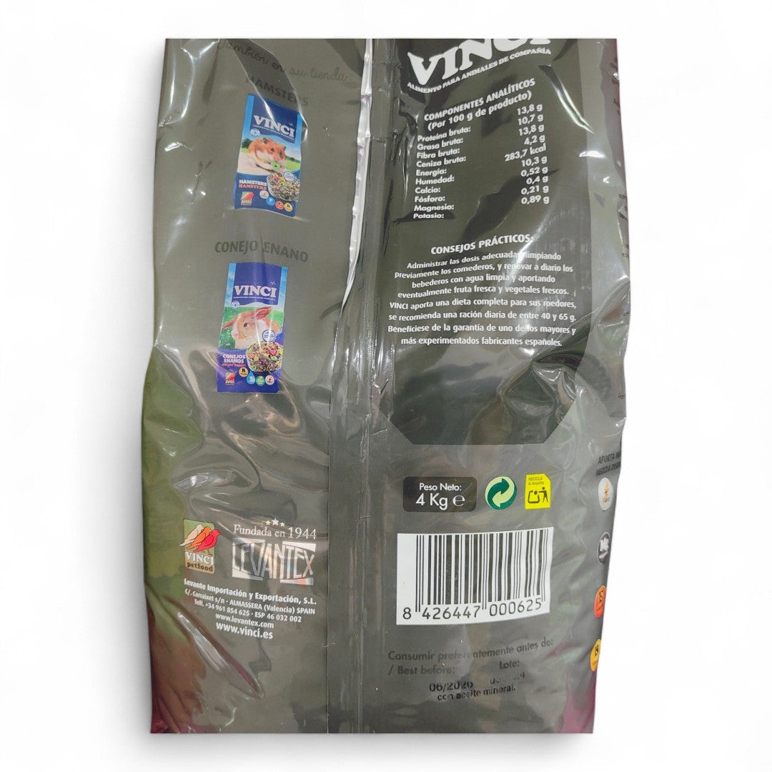 Alimento para Cobayas y Conejos Enanos Vinci