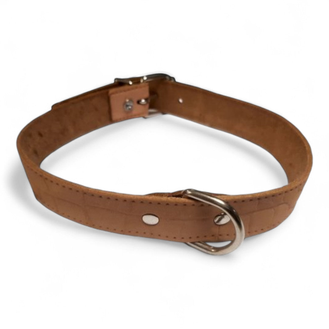 Collar Piel Labrada para Perros Pequeños