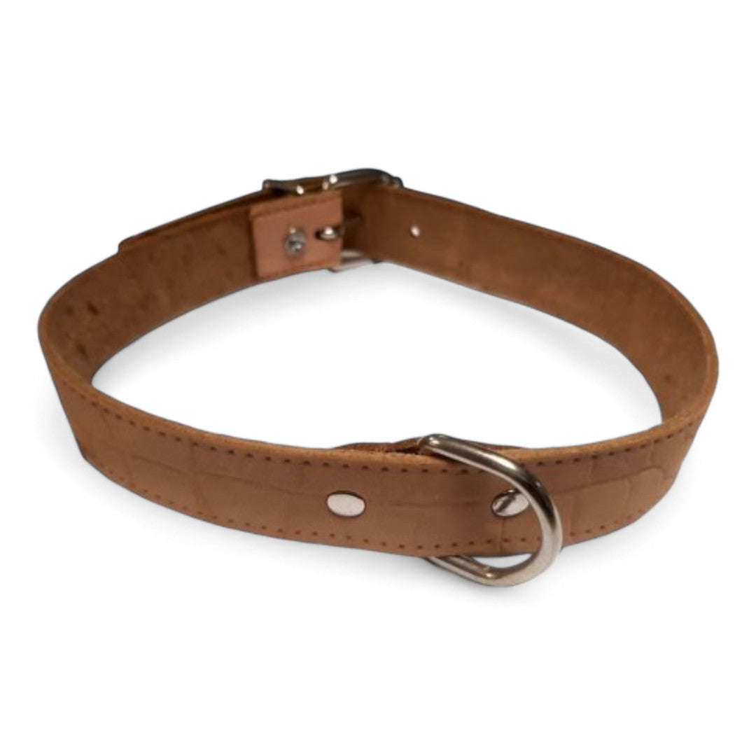 Collar Piel Labrada para Perros Pequeños