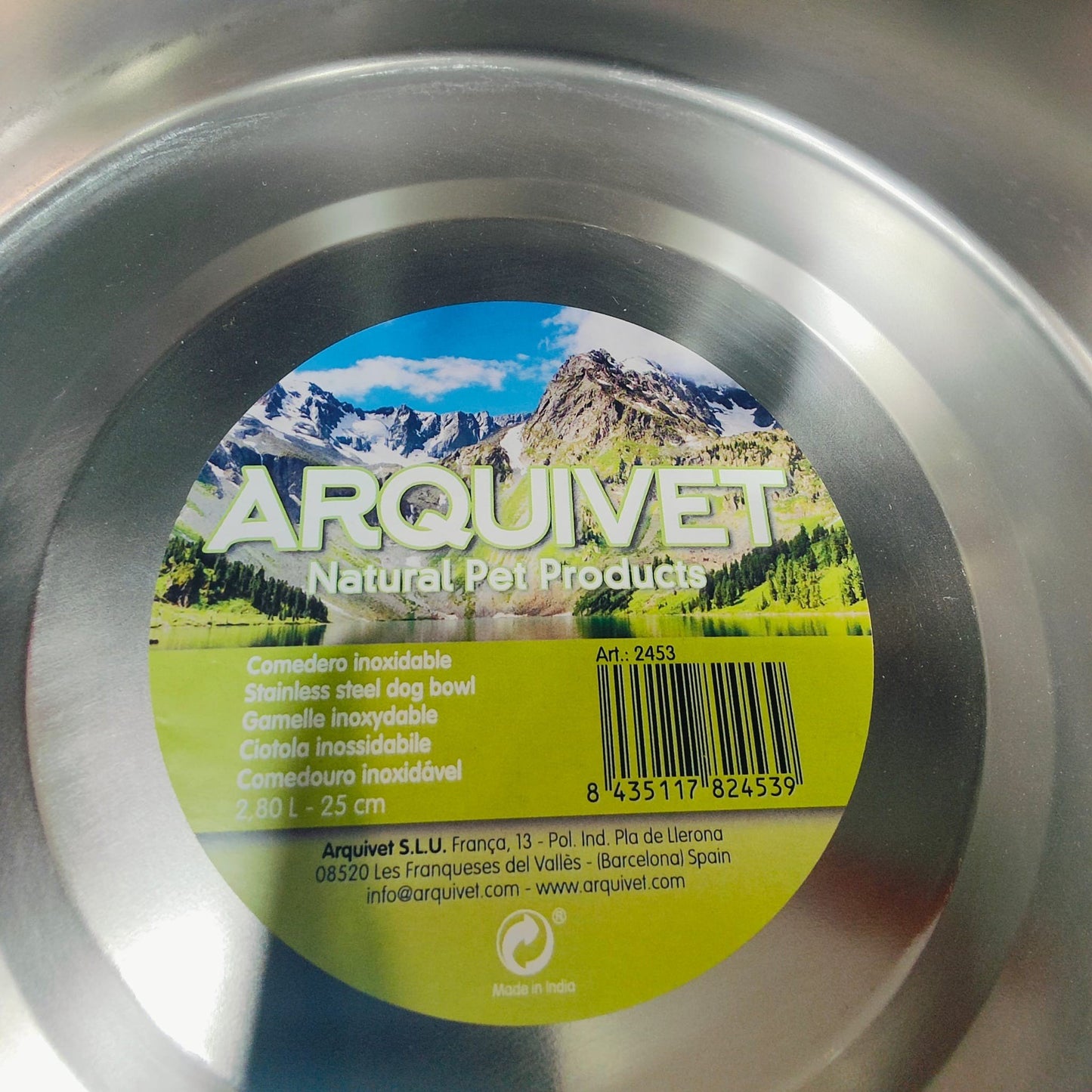 Comederos y Bebederos de Acero Inoxidable Antideslizantes Arquivet