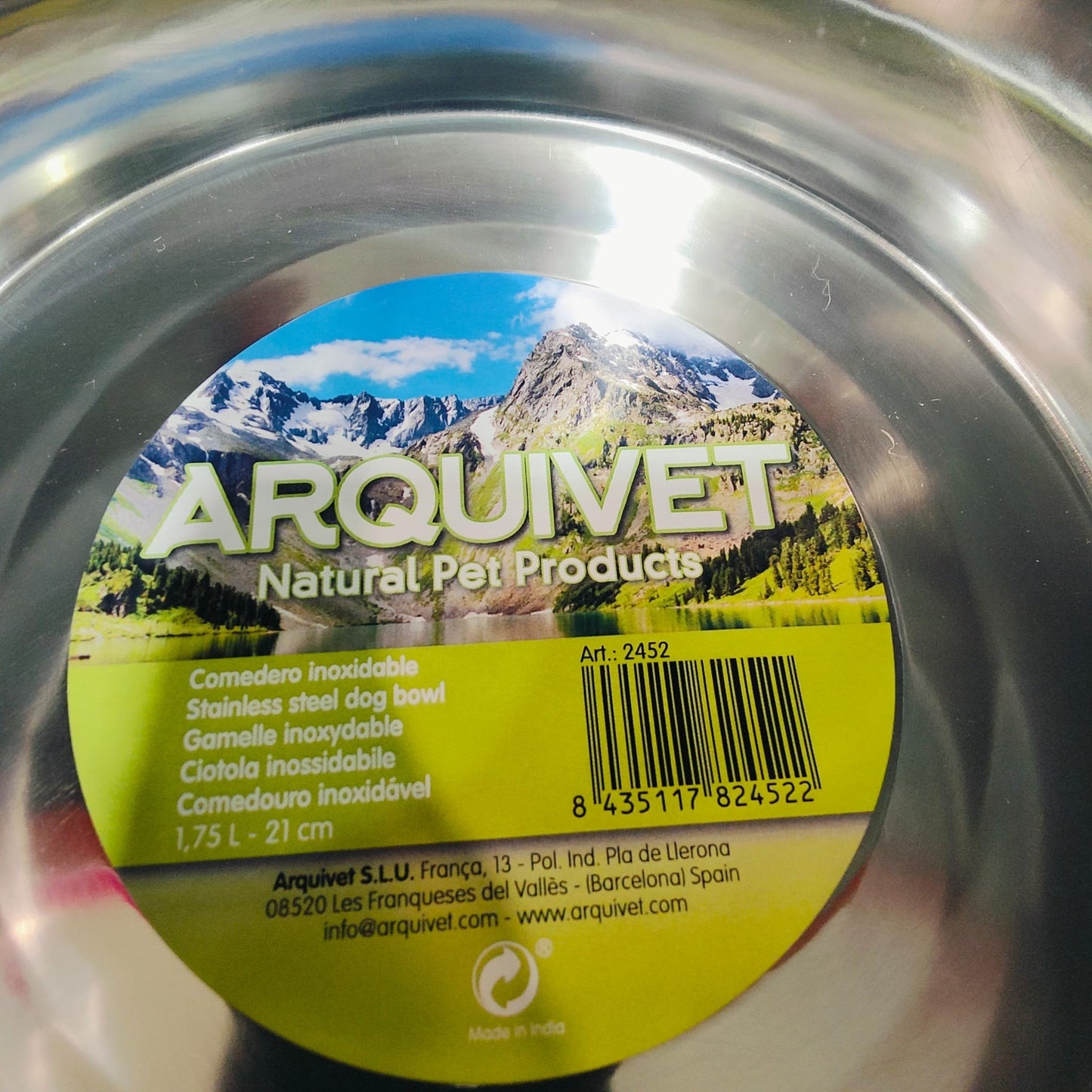 Comederos y Bebederos de Acero Inoxidable Antideslizantes Arquivet