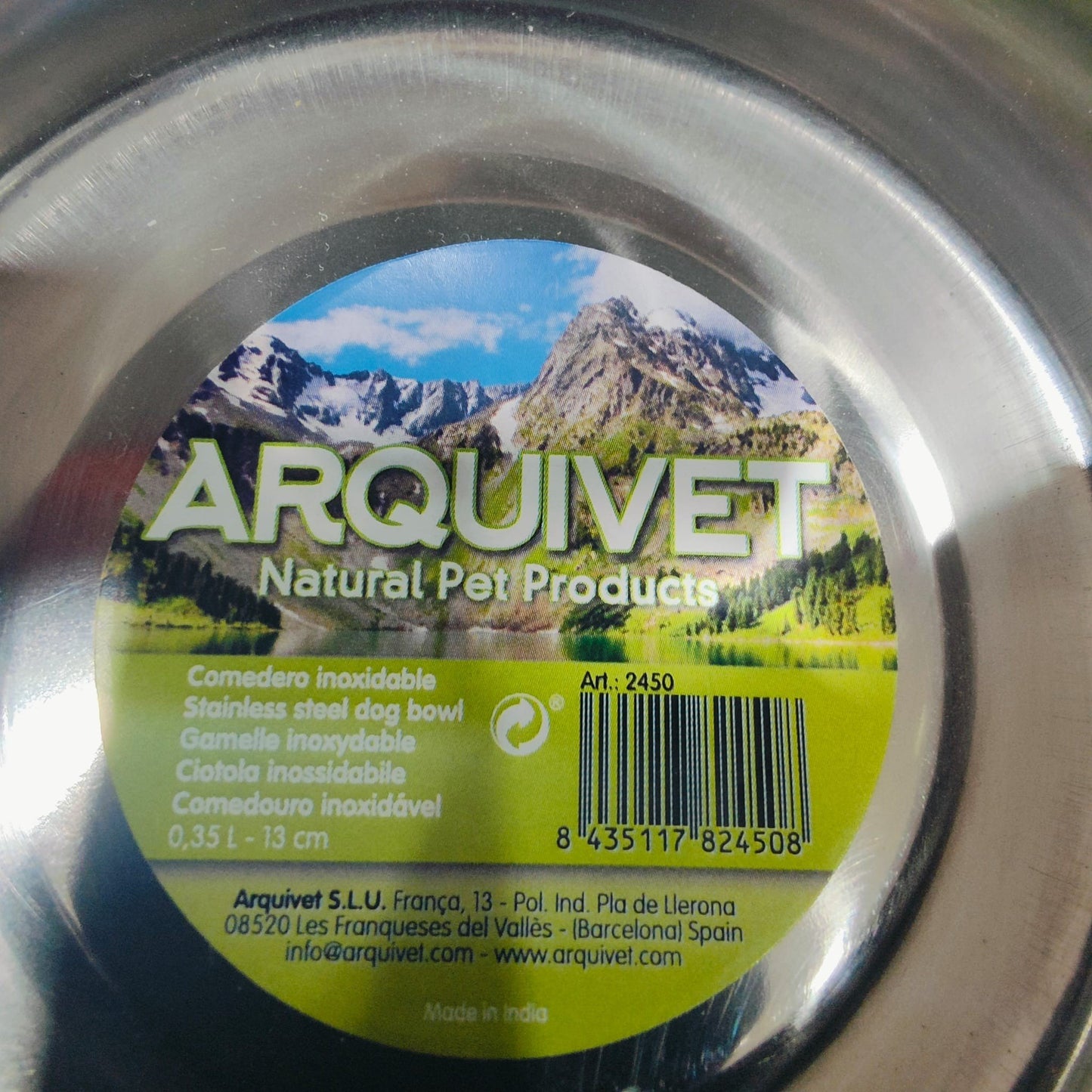 Comederos y Bebederos de Acero Inoxidable Antideslizantes Arquivet