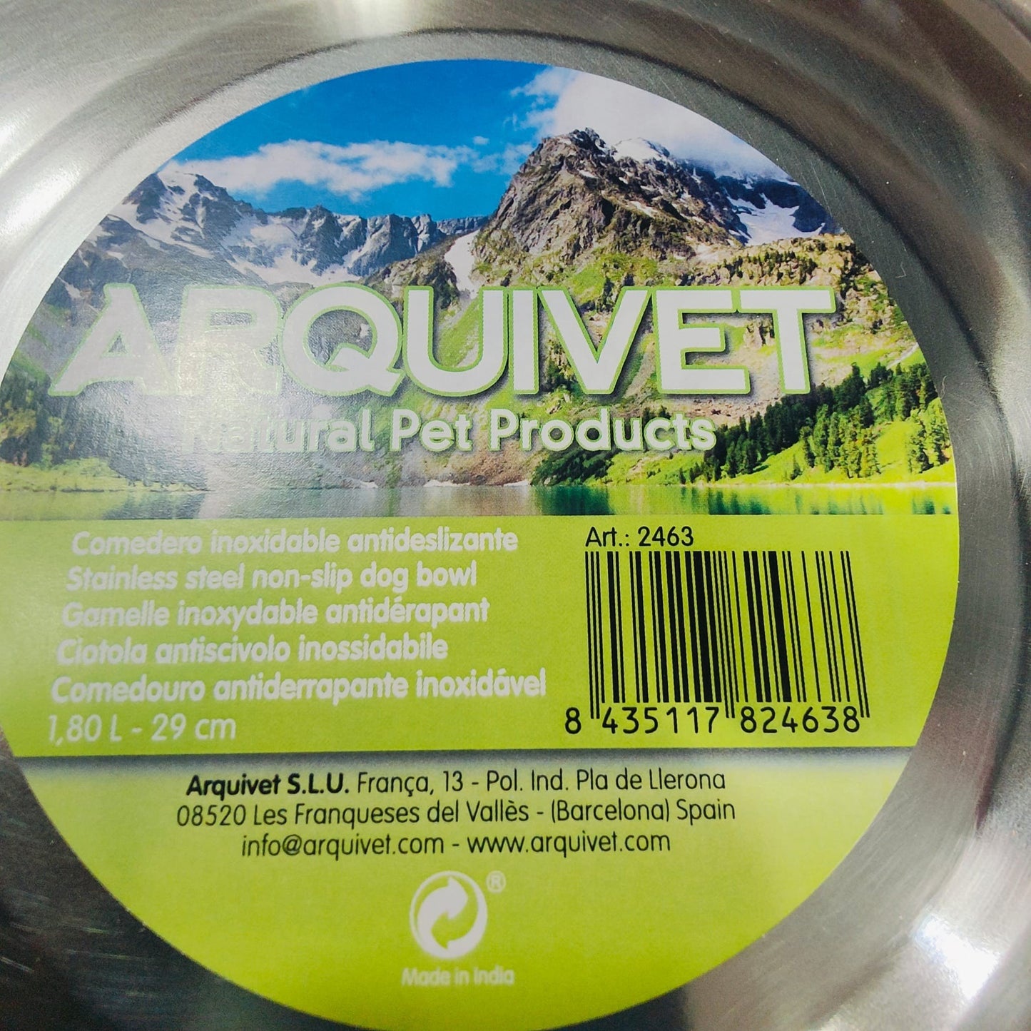 Comederos y Bebederos de Acero Inoxidable Antideslizantes Arquivet