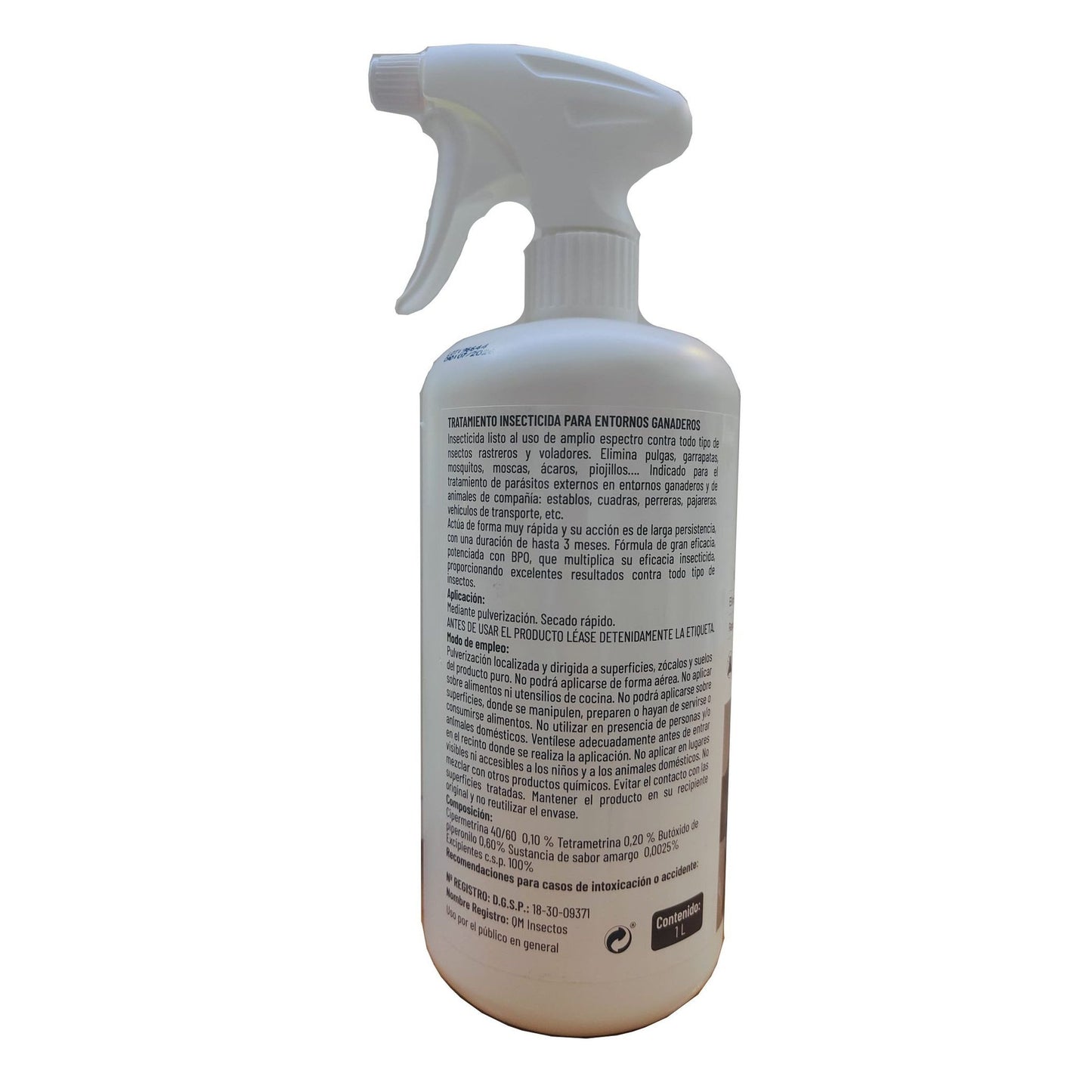 Diptron Qm Insectos Caballo/perro Insecticida 1lt.