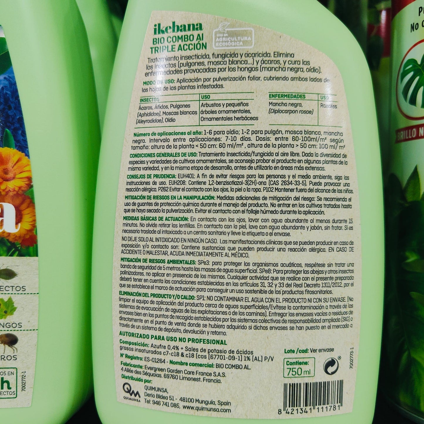 Ikebana Triple Accion Bio 750ml