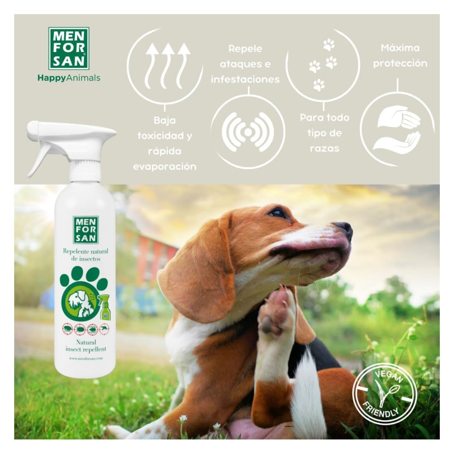 Menforsan Repelente Natural con Citronela 500 Ml.