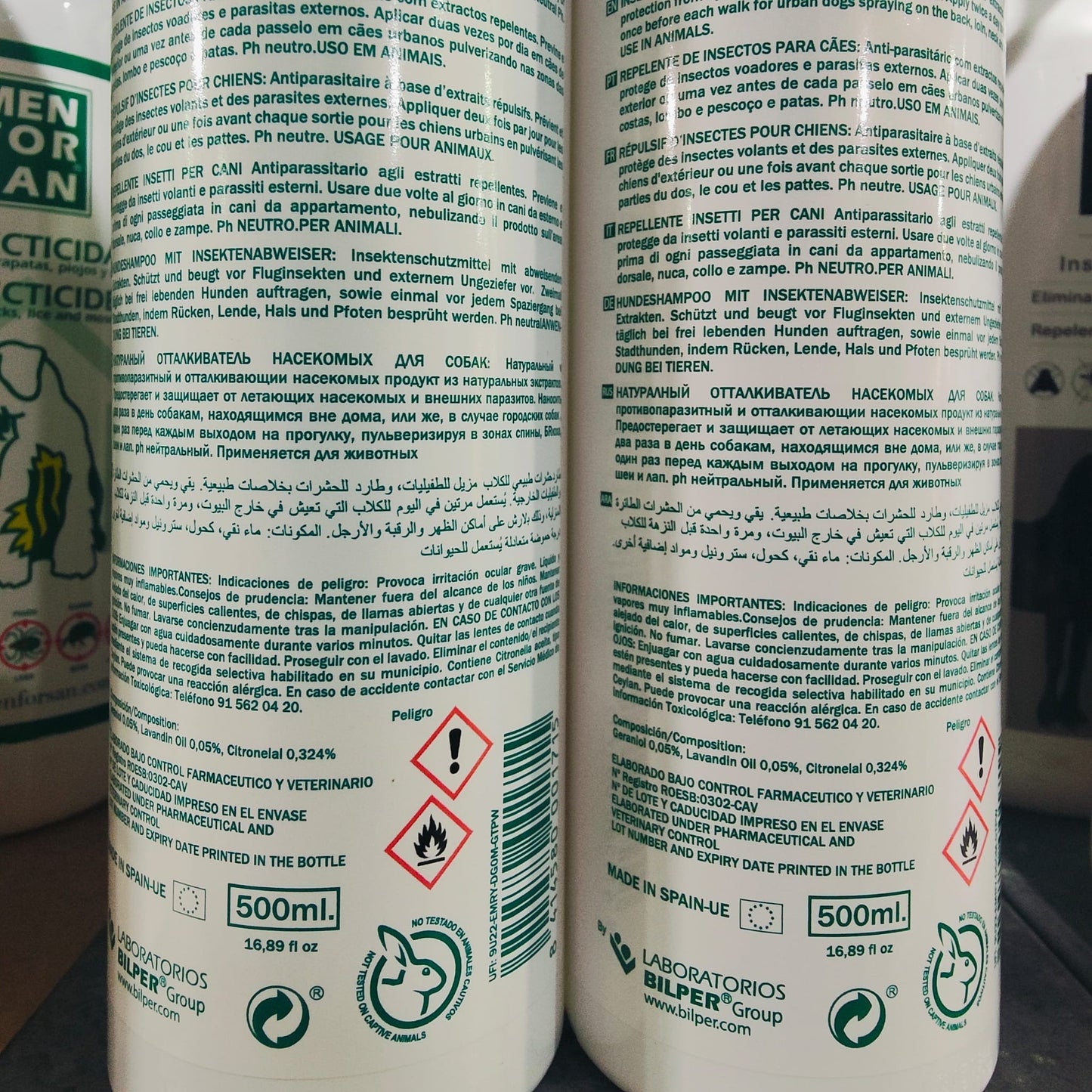 Menforsan Repelente Natural con Citronela 500 Ml.