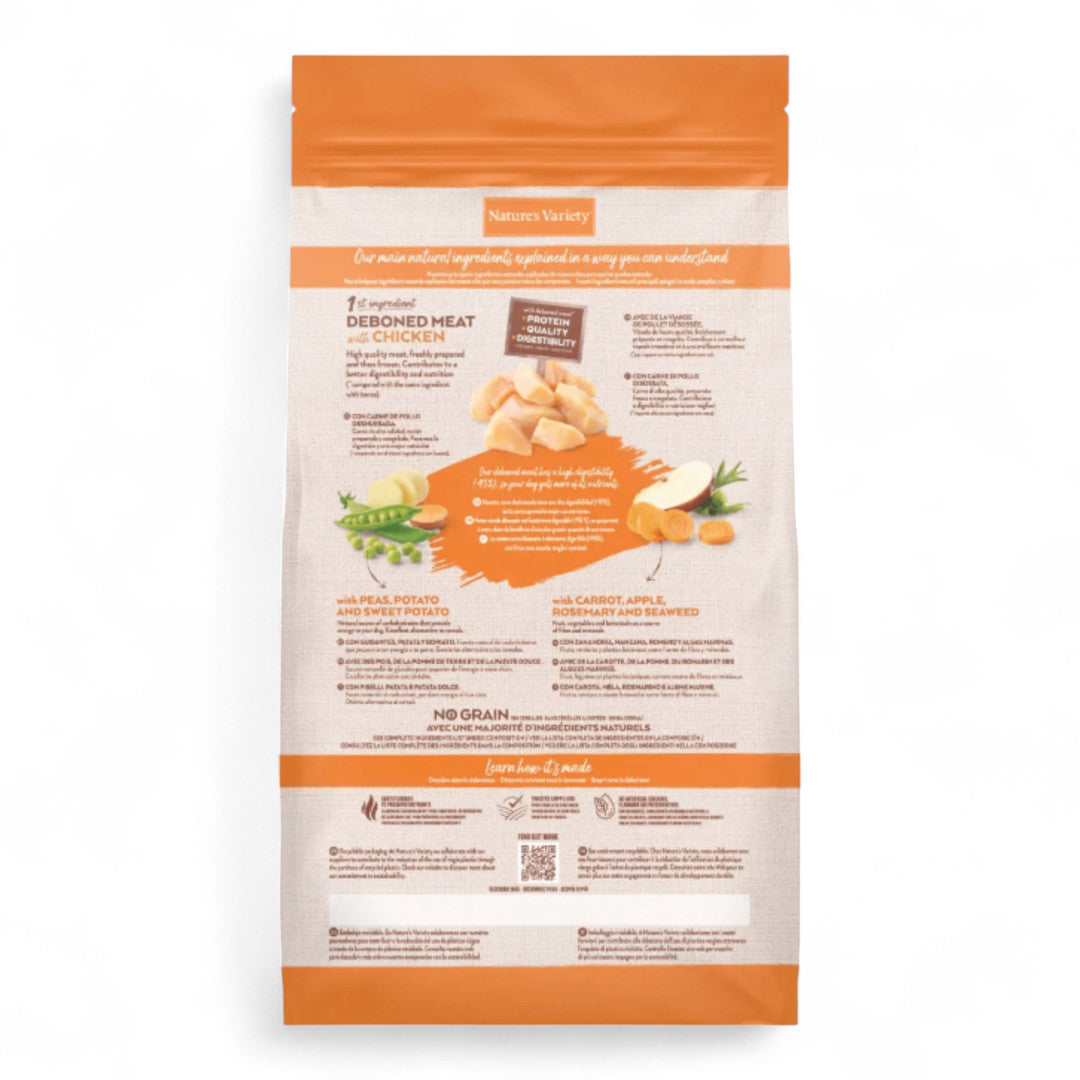 Nature’s Variety No Grain Adult Medium/Maxi Pollo (3 kg)