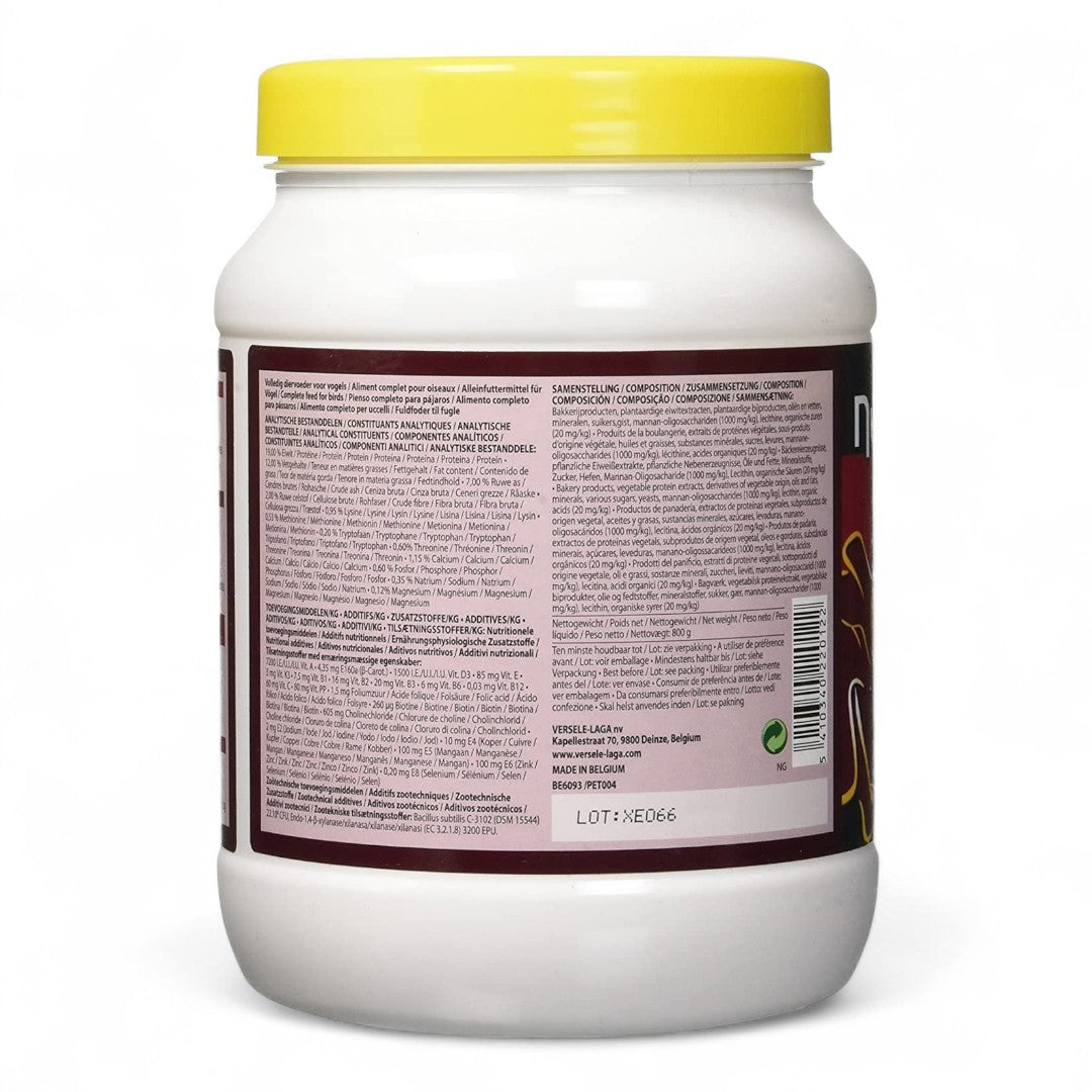 Versele Laga NutriBird A19 800 g, 3 kg Papilla para Cría a Mano de Loros y Guacamayos