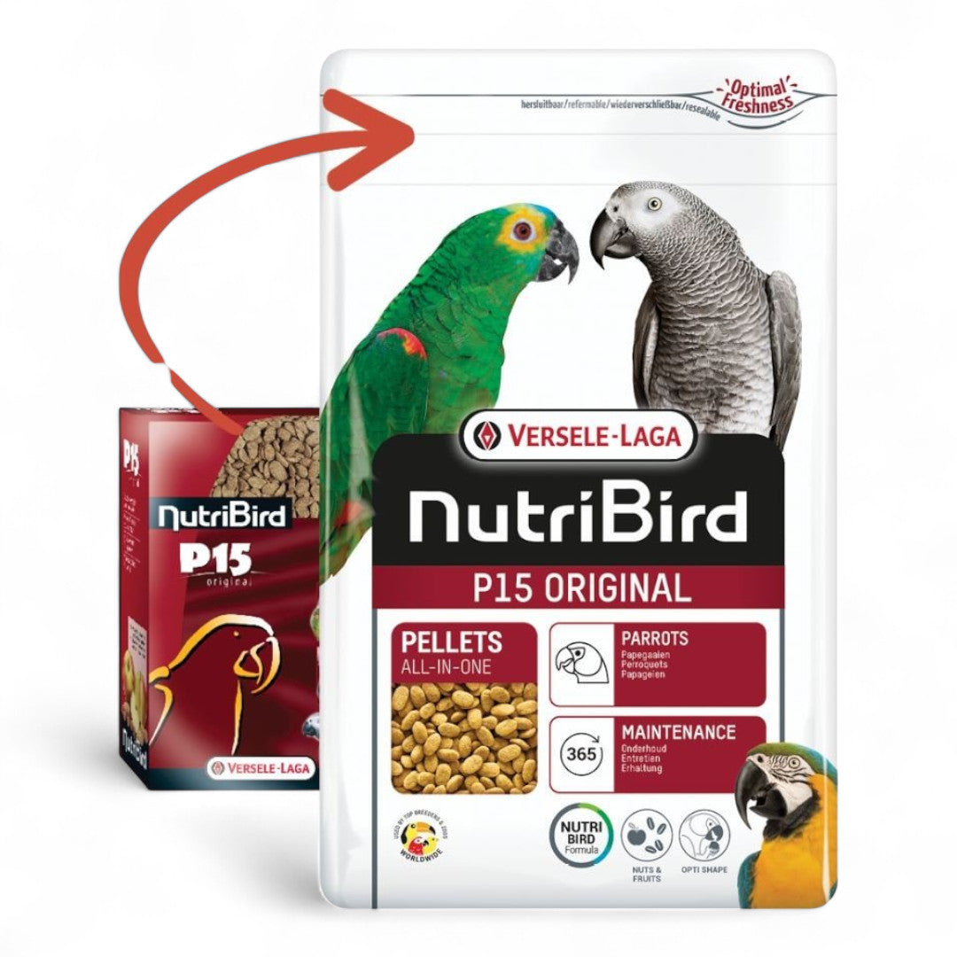Nutribird P15 Tropical 1 Kg. 3 Kg y 10 Kg - Versele-laga