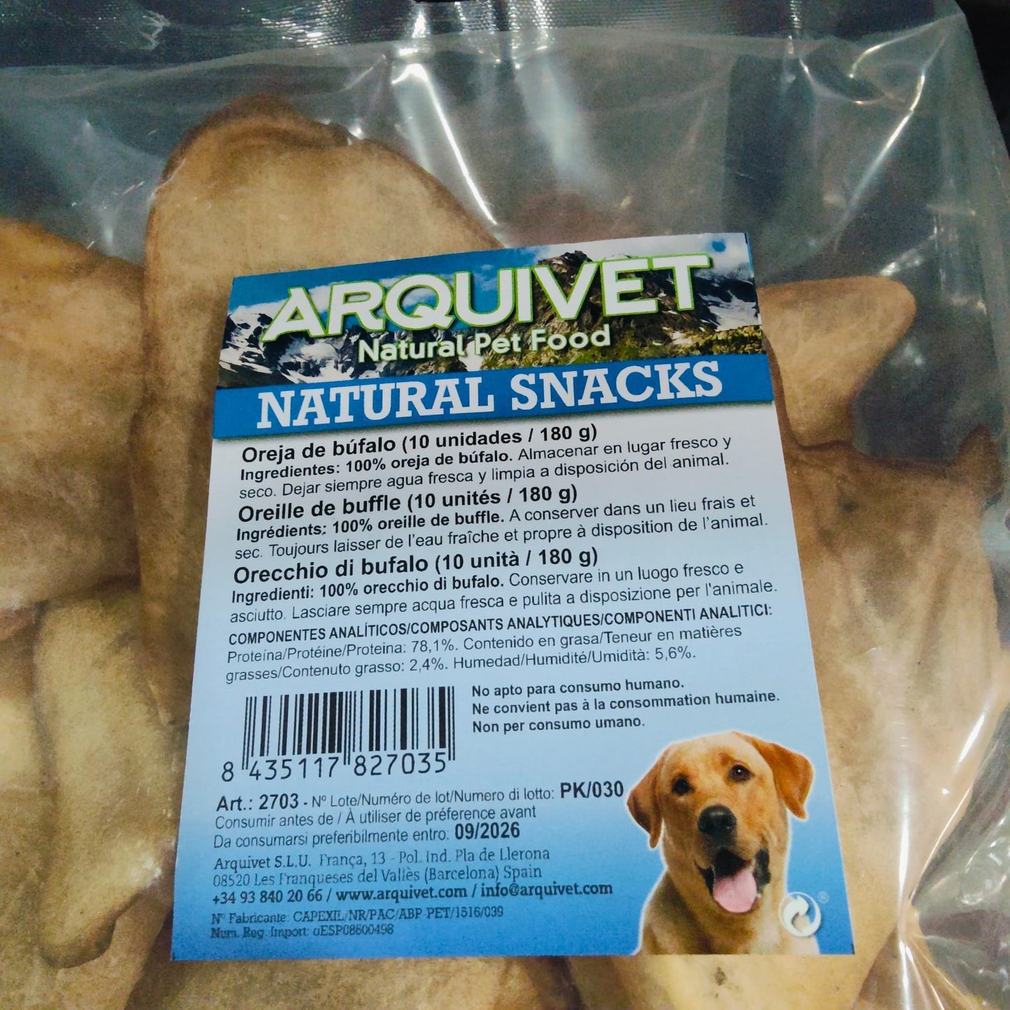 Orejas de Bufalo 10 Unidades. Arquivet