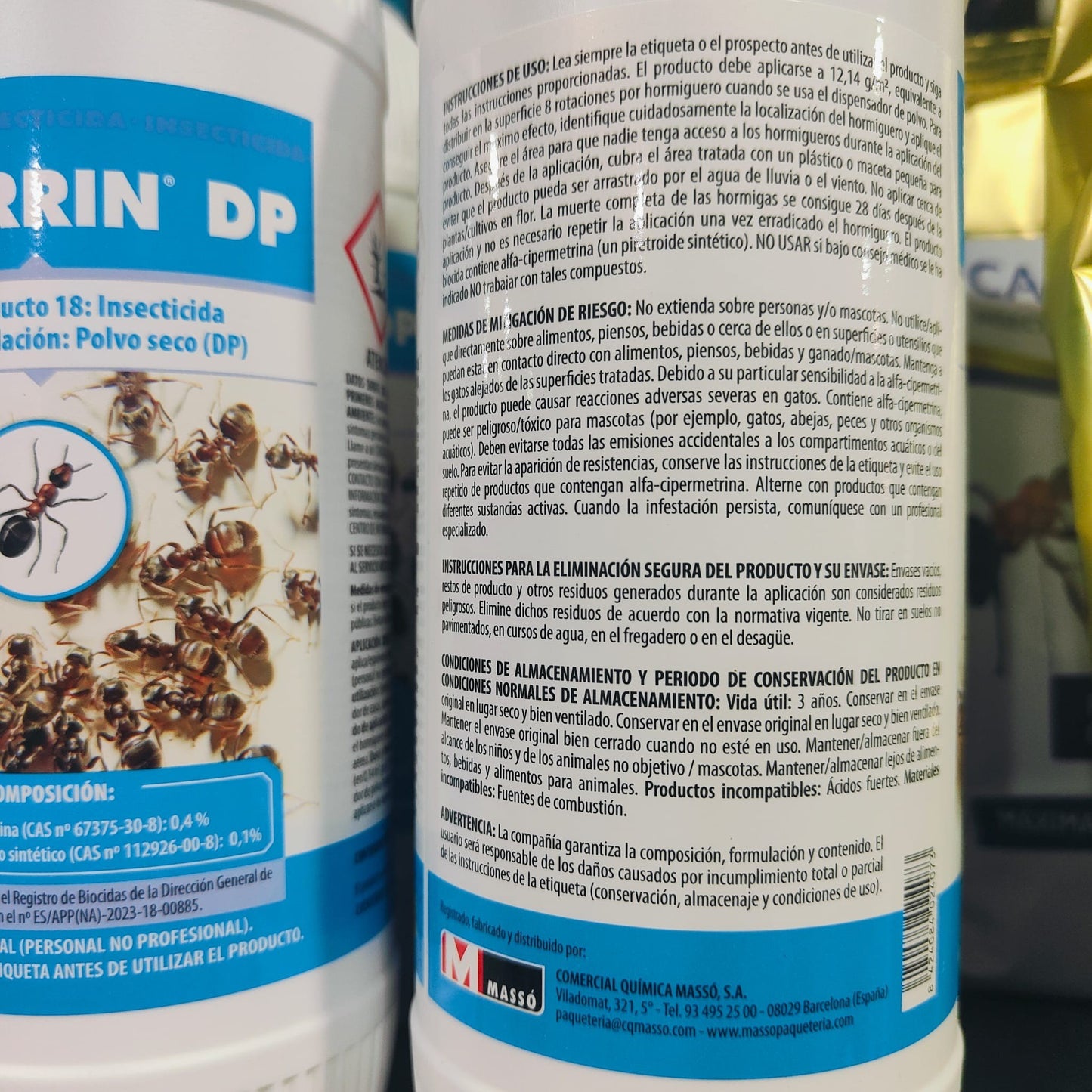 Paparrin Massocide Dp 750 Gr.