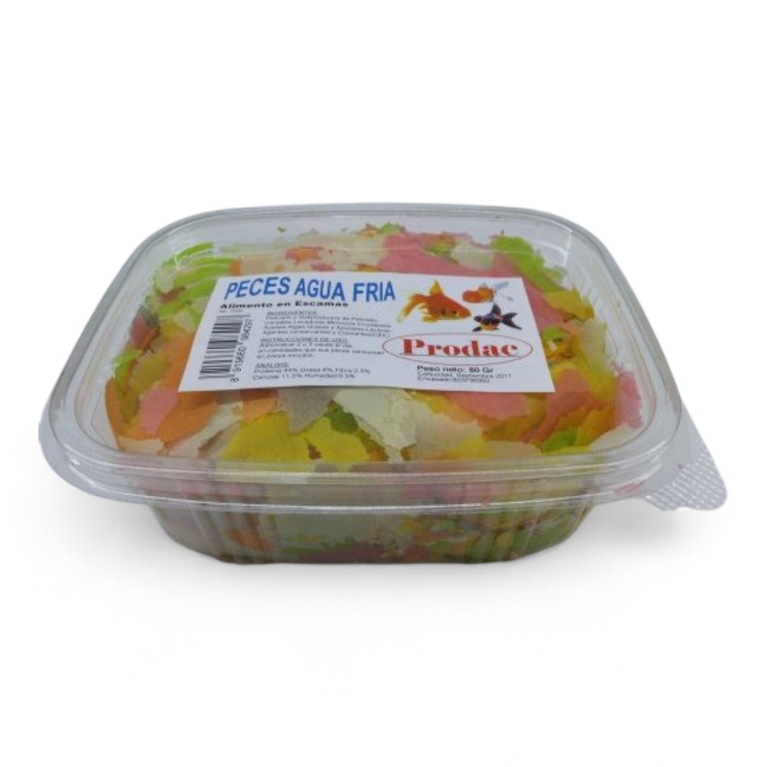 Prodac Alimento en Escamas para Peces de Agua Fría (30 g, 80 g, 1 kg, 5 kg)