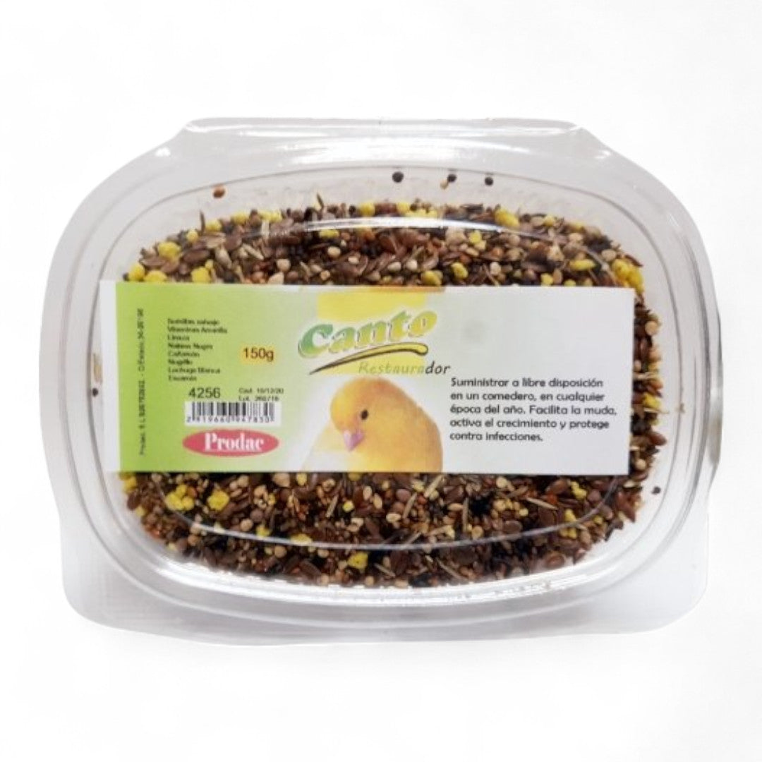 Prodac Restaurador Canto para Pájaros 150 g, 450 g, 4 kg, 20 kg Mixtura Vitaminada