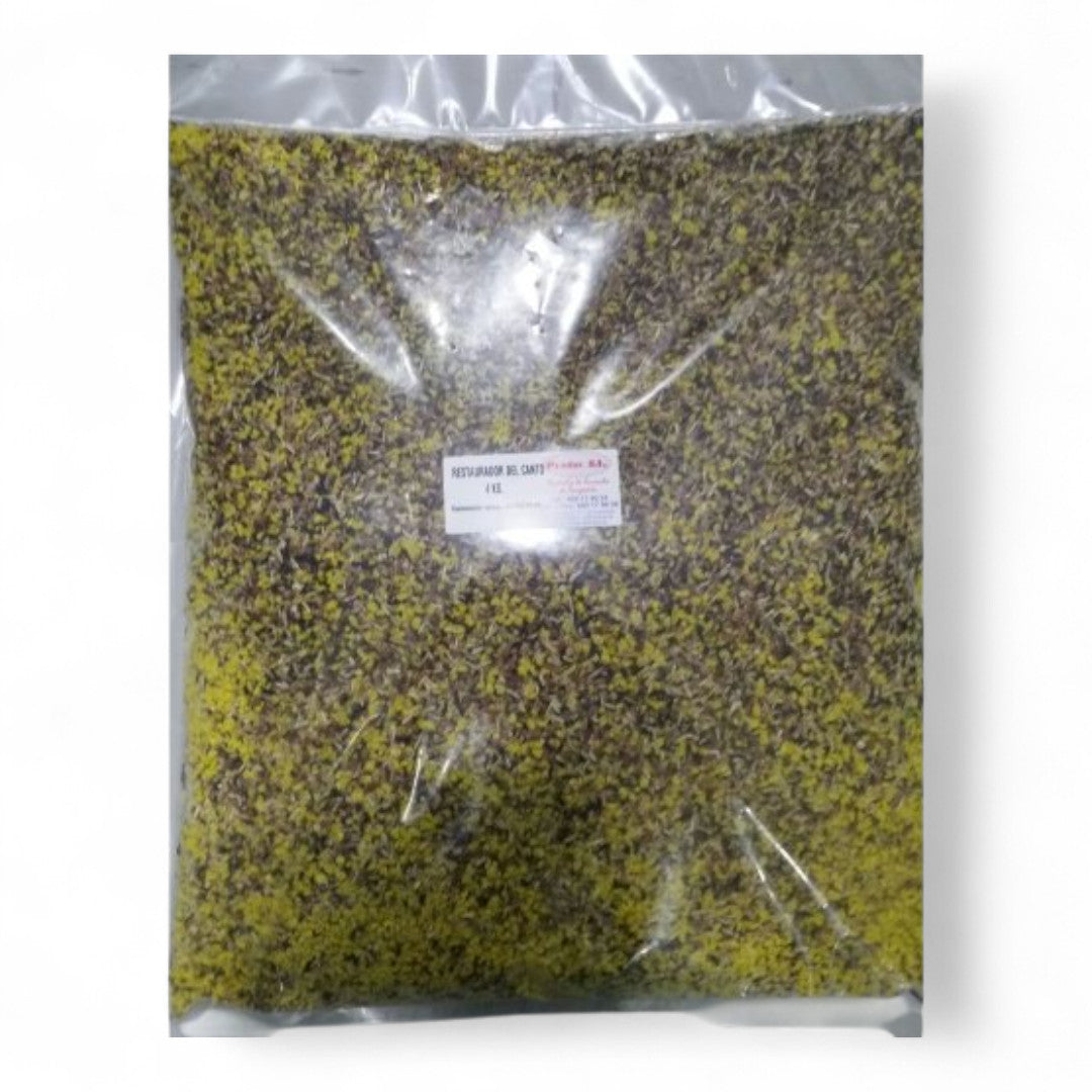 Prodac Restaurador Canto para Pájaros 150 g, 450 g, 4 kg, 20 kg Mixtura Vitaminada