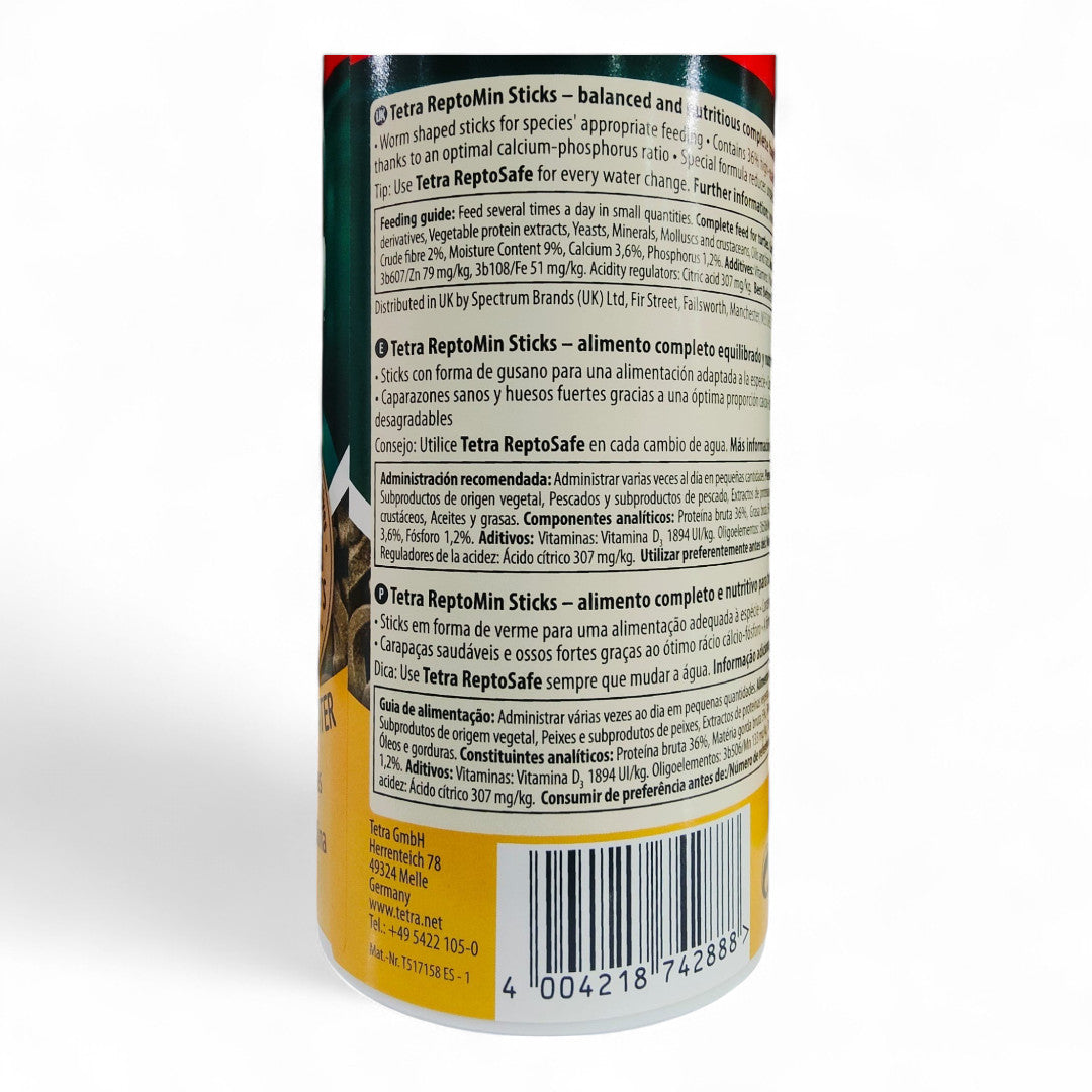 Tetra ReptoMin Sticks 100 ml, 250 ml para Tortugas Acuáticas