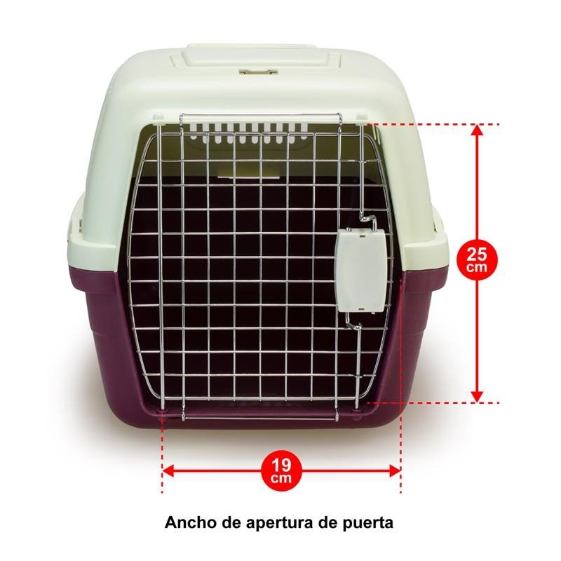 Arquivet Transportín Arquitrans para Perros y Gatos, Talla 1 48x30x29 cm, Talla 2 54x36x33 cm, Talla 3 62x39x38 cm, Cierre Homologado