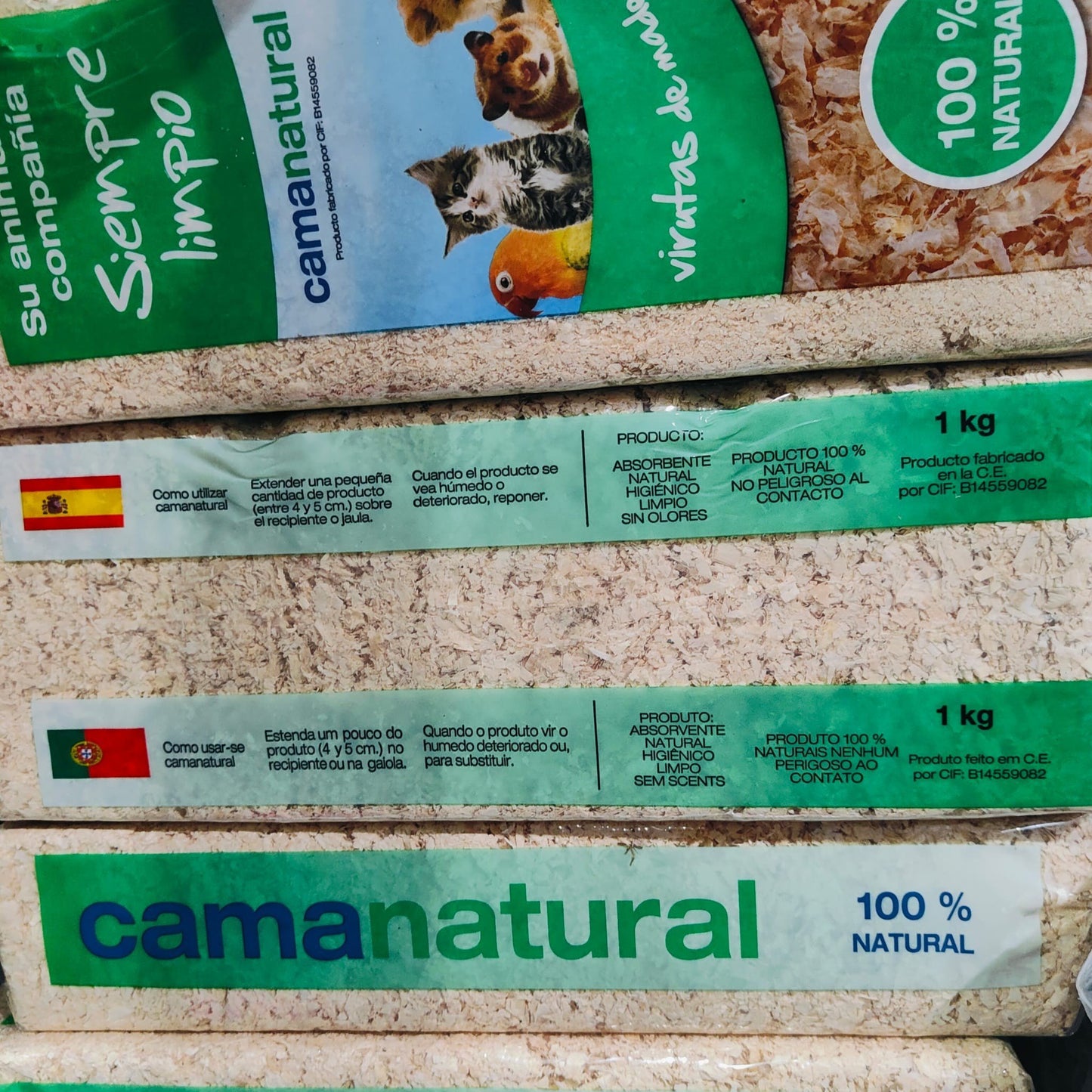 Viruta 1 Kg.cama Natural