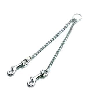 Acople para Dos Perros 45cm. Metal