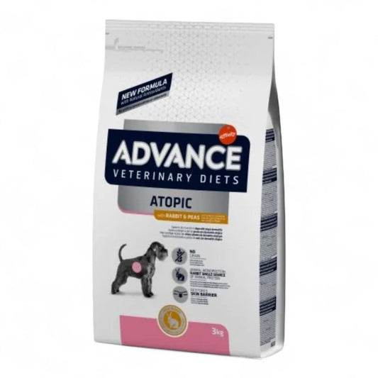 Advance Veterinary Diets Atopic Rabbit & Peas 3 kg y Atopic Trout 3 kg, 12 kg