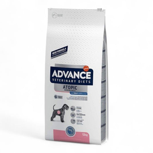 Advance Veterinary Diets Atopic Rabbit & Peas 3 kg y Atopic Trout 3 kg, 12 kg