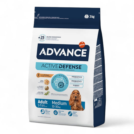 Advance Medium Adult Pollo y Arroz (3 kg, 14 kg, 18 kg)