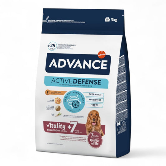 Pienso Advance Medium Senior para Perros