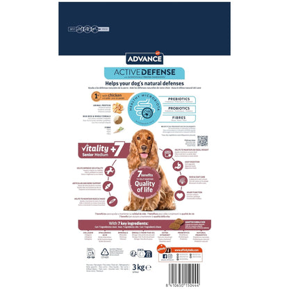 Pienso Advance Medium Senior para Perros