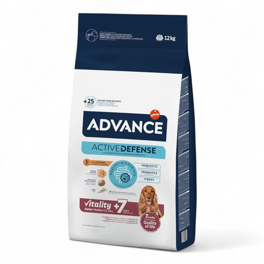 Pienso Advance Medium Senior para Perros