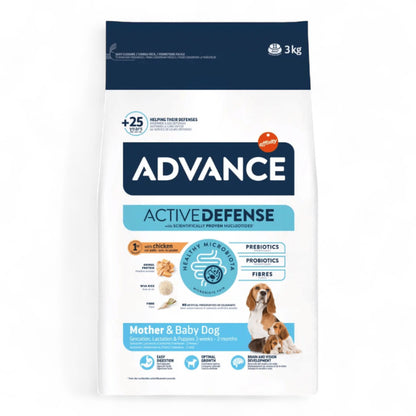 Advance Mother Dog & Initial 3 kg Alimento para Cachorros y Hembras Gestantes o Lactantes