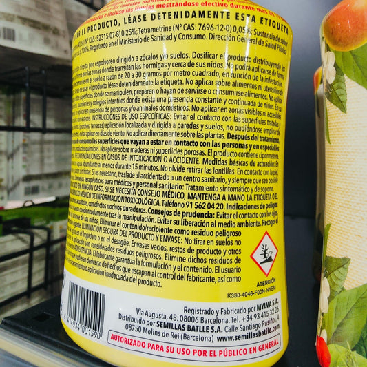 Anti Hormigas Talquera 500 Gramos.