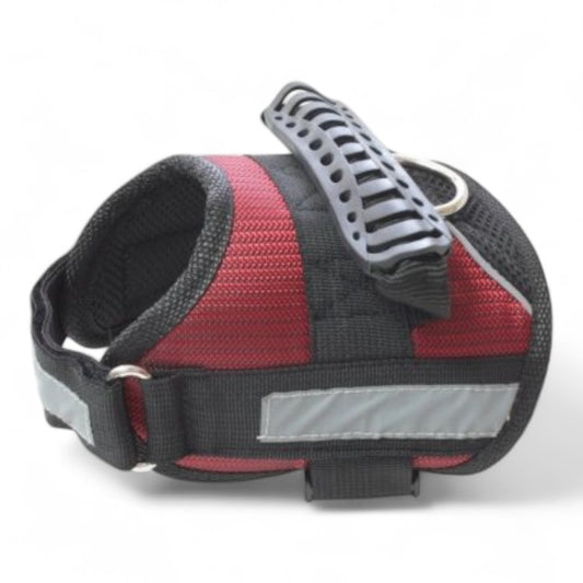 Arnés Sport Jacket de San Dimas Nylon (Mediano Gris, Mediano Rojo, Pequeño Rojo)