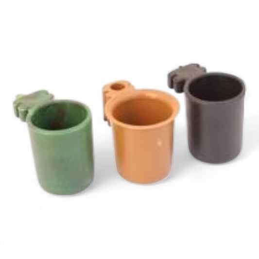 Domen Bizcochera C-1 y C-2 para Jaula de Reclamo, Madera, Blanca, Marrón, Negra, Verde