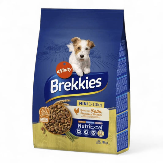 Brekkies Adult Mini con Pollo y Cereales (3 kg y 20 kg)