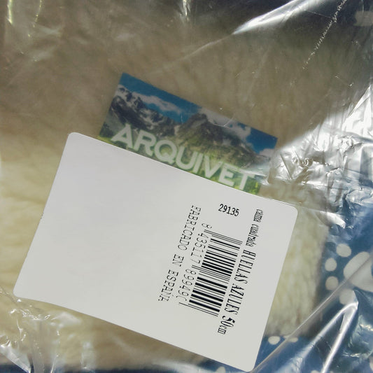 Cama Cuadrada Huellas Azules Arquivet para Perros