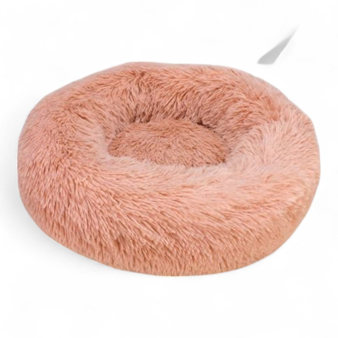 Cama Redonda para Perros Rosa Suave 50cm y 70cm – Acolchada, Antideslizante y Envasada al Vacío | Arquivet