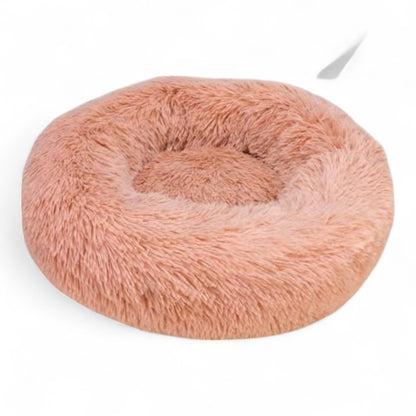 Cama Redonda para Perros Rosa Suave 50cm y 70cm – Acolchada, Antideslizante y Envasada al Vacío | Arquivet