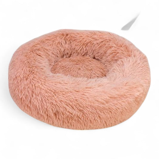 Cama Redonda para Perros Rosa Suave 50cm y 70cm – Acolchada, Antideslizante y Envasada al Vacío | Arquivet