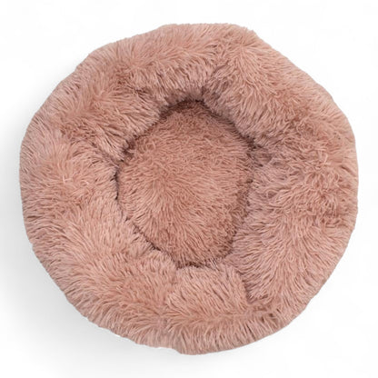Cama Redonda para Perros Rosa Suave 50cm y 70cm – Acolchada, Antideslizante y Envasada al Vacío | Arquivet
