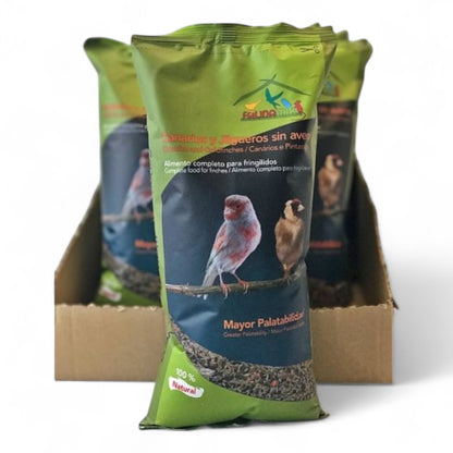 Canarios sin Avena Faunamix 1 Kg 5 Kg.