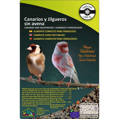 Canarios sin Avena Faunamix 1 Kg 5 Kg.