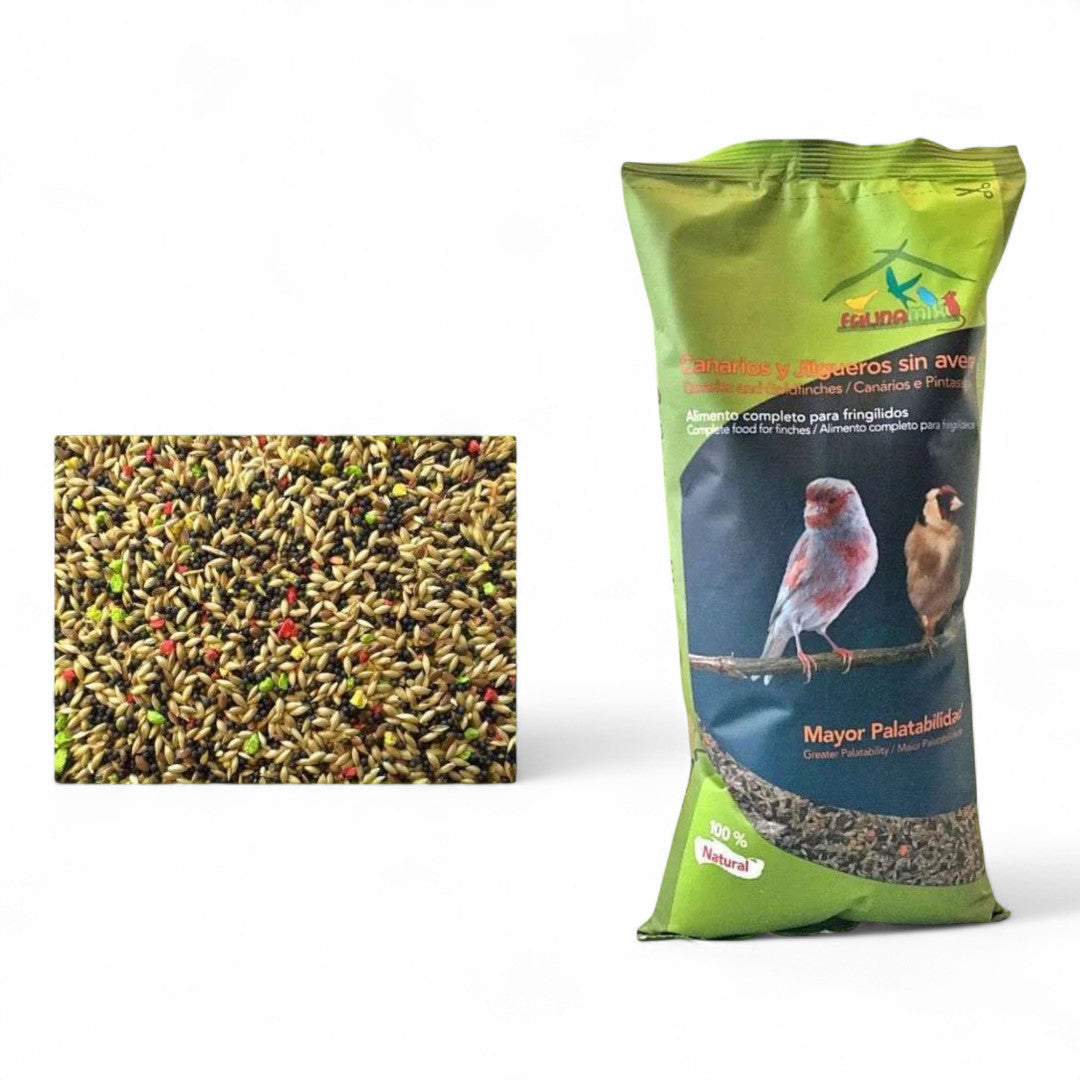 Canarios sin Avena Faunamix 1 Kg 5 Kg.