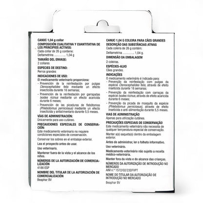 CANUC Collar Deltametrina 2 uds. (48 cm y 65 cm)