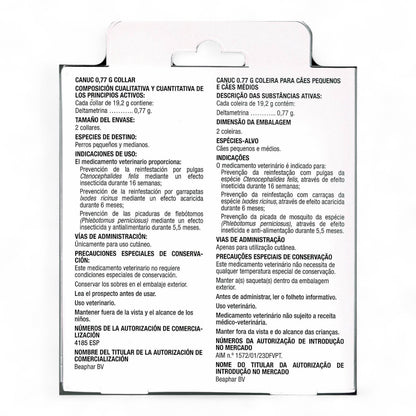 CANUC Collar Deltametrina 2 uds. (48 cm y 65 cm)