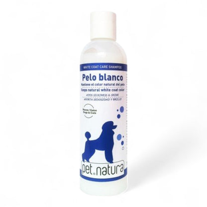 Champú Pelo Blanco Pet Natura (250 ml, 750 ml, 5 L)